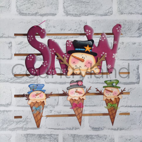 Colgante snow