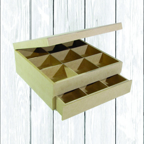 Caja con cajon 18 espacios