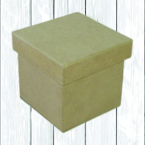 Caja cubo con tapa 7 x 7 x 7